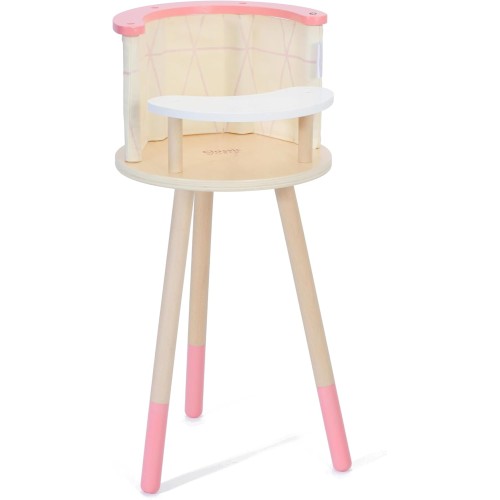 Classic World Modern Wooden High Chair for Babies & Toddlers | Adjustable High Chair for Pretend Play