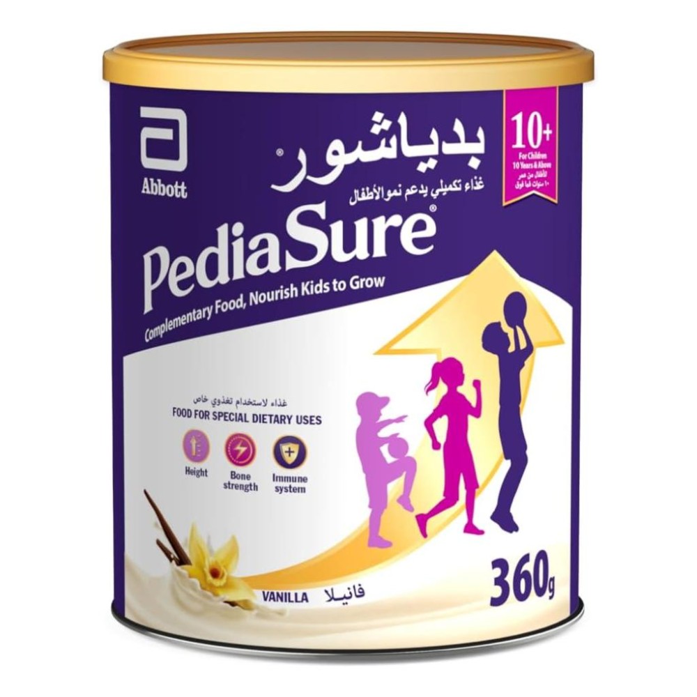 PediaSure 10+ Vanilla 360G Powder for Children Aged 10 and Above - Balanced Nutrition for Growth