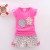 Baby Girls Lollipop Print T-shirt & Shorts Set – Summer Clothing for Toddlers