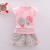 Baby Girls Lollipop Print T-shirt & Shorts Set – Summer Clothing for Toddlers