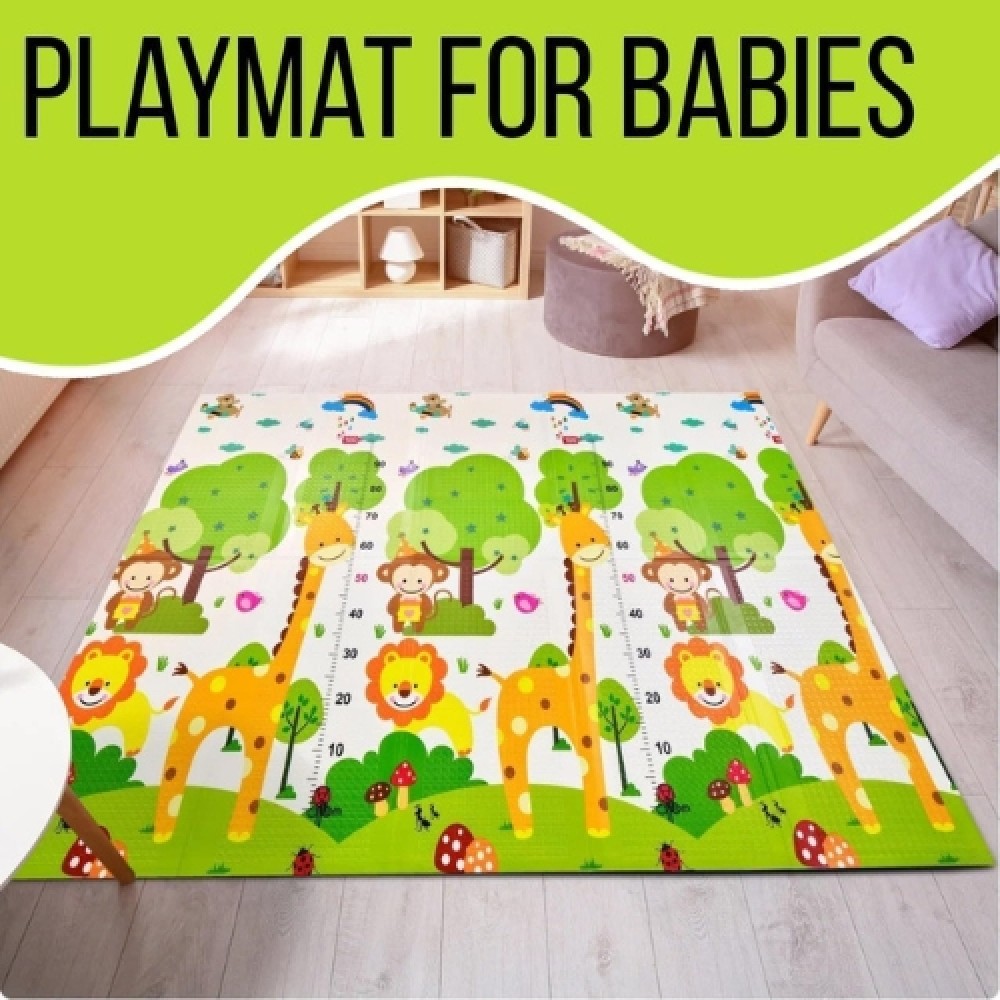 Foldable Baby Play Mat 150x180cm – Soft, Portable & Non-Toxic Mat for Infants & Toddlers