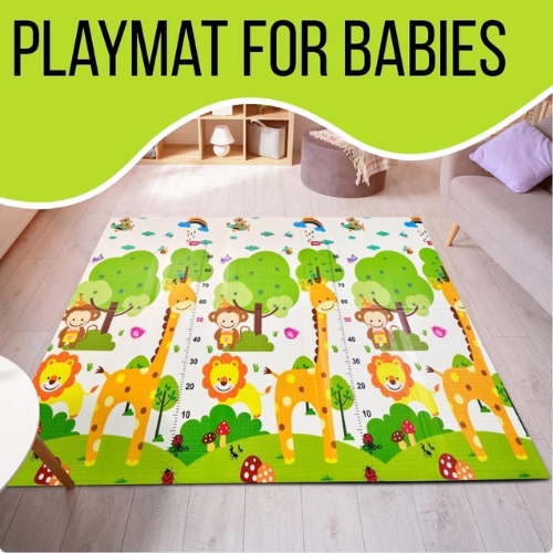 Foldable Baby Play Mat 150x180cm – Soft, Portable & Non-Toxic Mat for Infants & Toddlers