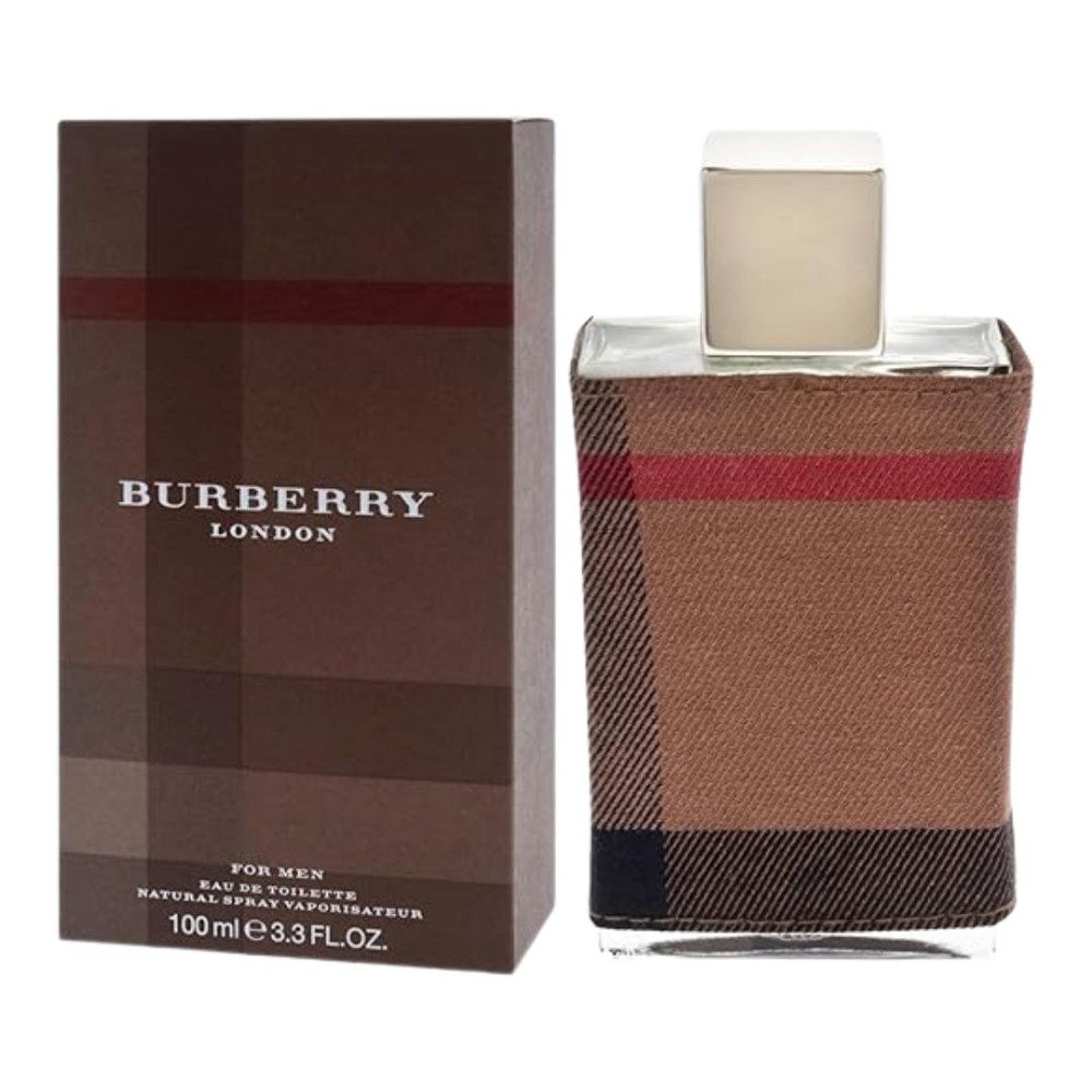 Burberry London Eau de Toilette (EDT) for Men - 100ml, Elegant Wood & Leather Fragrance