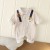 Baby Clothes Newborn Rompers – Autumn Double Layer Jumpsuit with Cartoon Bear Design