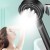 5 Mode Adjustable Pressure Boost Shower Head – Large Water Yield & Massage Function