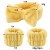 3Pcs Bow Headband & Wristband Set | Soft Elastic Towel for Face Washing, Skincare, Yoga & Sports