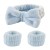 3Pcs Bow Headband & Wristband Set | Soft Elastic Towel for Face Washing, Skincare, Yoga & Sports