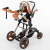 Belecoo 4-in-1 Luxury Pram Stroller Set-White / Khaki