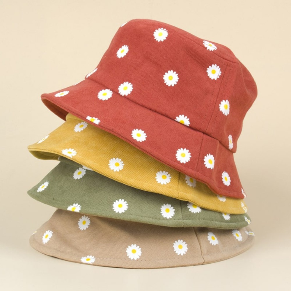 Summer Wide Brim Daisy Kids Bucket Hat – Cute Floral Sun Hat for Boys & Girls