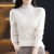 Lucyever Crystal Rhinestone Turtleneck Slim Knitted Sweater