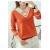 Women's Casual Loose Lapel Knit Sweater Pullover