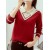 Women's Casual Loose Lapel Knit Sweater Pullover