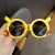 Kids Cartoon UV400 Sunglasses – Boys & Girls Round Frame Outdoor Sun Protection Eyewear