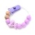 Silicone Baby Pacifier Clip with Cartoon Animal & Wood Teether – Teething Chain Gift