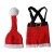 Newborn Baby Photography Outfit Set Christmas Theme Red Costume for 0-6 Months