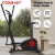 COOLBABY Elliptical Machine with Seat, 8 Resistance Levels, Pulse Rate Grips, LCD Monitor, 130KG Capacity