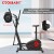 COOLBABY Elliptical Machine with Seat, 8 Resistance Levels, Pulse Rate Grips, LCD Monitor, 130KG Capacity