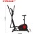 COOLBABY Elliptical Machine with Seat, 8 Resistance Levels, Pulse Rate Grips, LCD Monitor, 130KG Capacity