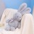 25cm Long Ears Bunny Plush Toy – Soft Rabbit Doll for Christmas & Birthday Gifts