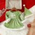 Adorable Baby Girl Christmas Dress with Santa Hat – Newborn Velvet Onesie for the Holidays