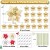 ORCHID M® 20-Piece Gold Poinsettia Artificial Flowers for Christmas Tree & Home Decor