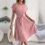 Chic Floral Pleated A-Line Dress for Women - Spring Summer Fashion