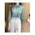 Women’s Long Sleeve Irregular Chiffon Button Shirt - Office Lady Style for Spring/Summer