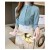 Women’s Long Sleeve Irregular Chiffon Button Shirt - Office Lady Style for Spring/Summer