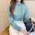 Women’s Long Sleeve Irregular Chiffon Button Shirt - Office Lady Style for Spring/Summer