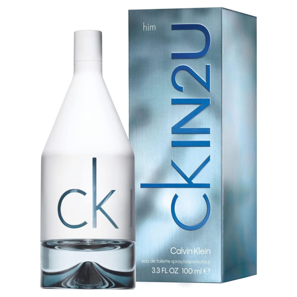 Calvin Klein CK IN2U for Men Eau De Toilette 100ml – Fresh Citrus and Woody Scent