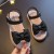 Kids Bow Summer Sandals | Non-slip Soft Sole Princess Shoes for Girls | Beach Sandals (24-29)