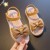 Kids Bow Summer Sandals | Non-slip Soft Sole Princess Shoes for Girls | Beach Sandals (30-35)