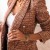 Women’s Double-Breasted Tweed Blazer - Vintage Chic Long Sleeve Jacket (S-XXXL)