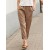 Women's Cotton & Linen Casual Pants | Large Pockets, Straight Fit, Elastic Waist for Spring/Summer