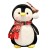 Cute Penguin Plush Toy with Christmas Hat – Soft Stuffed Animals for Xmas Decor & Gifts