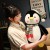 Cute Penguin Plush Toy with Christmas Hat – Soft Stuffed Animals for Xmas Decor & Gifts