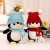 Cute Penguin Plush Toy with Hat & Scarf – Soft Stuffed Animal for Kids, 25/35cm Xmas Gift