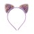 Glitter Cat Ear Headband with Quicksand Crown – Kids Fashion Party Hair Accessory