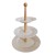 Three-Tier Ceramic Cake Stand Tower - Multi-Layer Dessert Display Rack for Afternoon Tea, Cakes, and Fruit