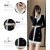 Female Color Matching Knit Dress - V-Neck Bodycon Crochet Mini Dress for Autumn & Winter