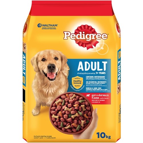 Pedigree Beef & Vegetables Dry Dog Food – 10kg (Adult)