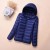 Women’s Short Down Jacket – Hooded Cotton Padded Parka for Autumn/Winter 2024