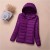 Women’s Short Down Jacket – Hooded Cotton Padded Parka for Autumn/Winter 2024