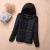 Women’s Short Down Jacket – Hooded Cotton Padded Parka for Autumn/Winter 2024