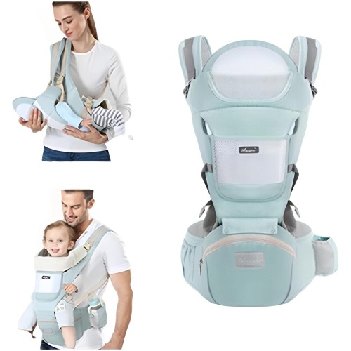 Beauenty Baby Carrier with Hip Seat – Multi-Functional, Ergonomic, All-Position for Newborns & Toddlers