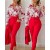 Elegant Print Shirt and High Waist Pant Two-Piece Set for Women – Spring/Autumn Fashion