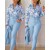 Elegant Print Shirt and High Waist Pant Two-Piece Set for Women – Spring/Autumn Fashion