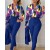 Elegant Print Shirt and High Waist Pant Two-Piece Set for Women – Spring/Autumn Fashion