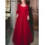 Elegant Red Sequins Midi Dress – Perfect for Formal Occasions and Evening Parties