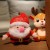 Santa Claus 22CM  & Elk  20 CMPlush Toys – High-Quality Stuffed Animal Dolls for Christmas Decor